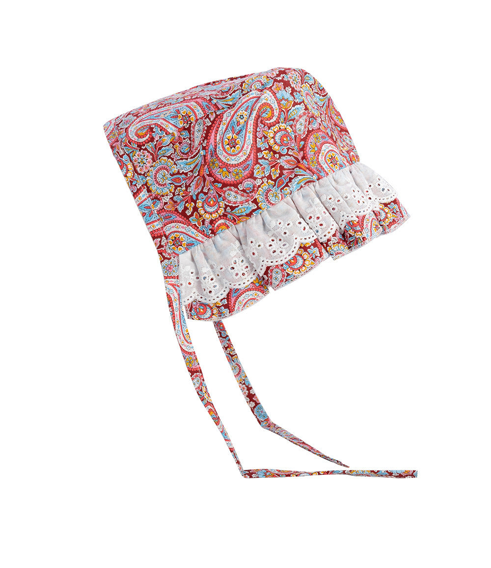 Pet Hat Dog Thin Cashew Lace Headdress Skirt