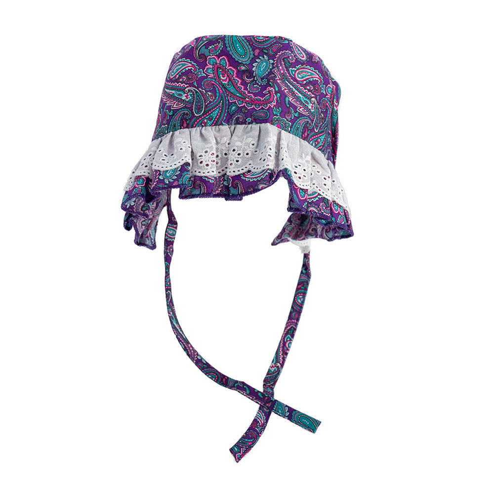 Pet Hat Dog Thin Cashew Lace Headdress Skirt