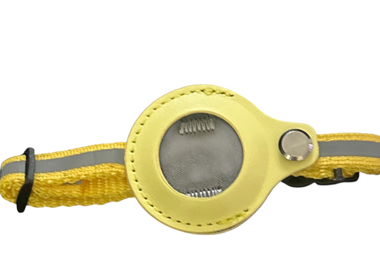 Reflective Cat Collar Airtag Holder Bell Adjustable Breakaway Buckle For Safety